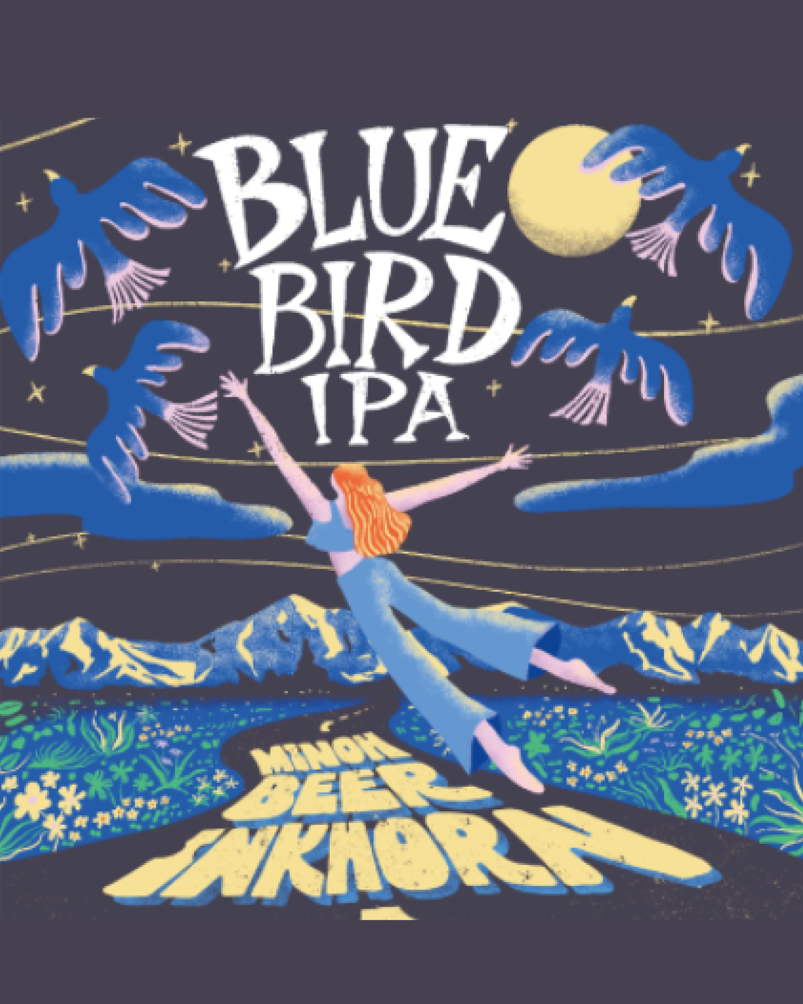 BLUE BIRD IPA<br>《 Inkhorn Brewing × MINOH BEER 》