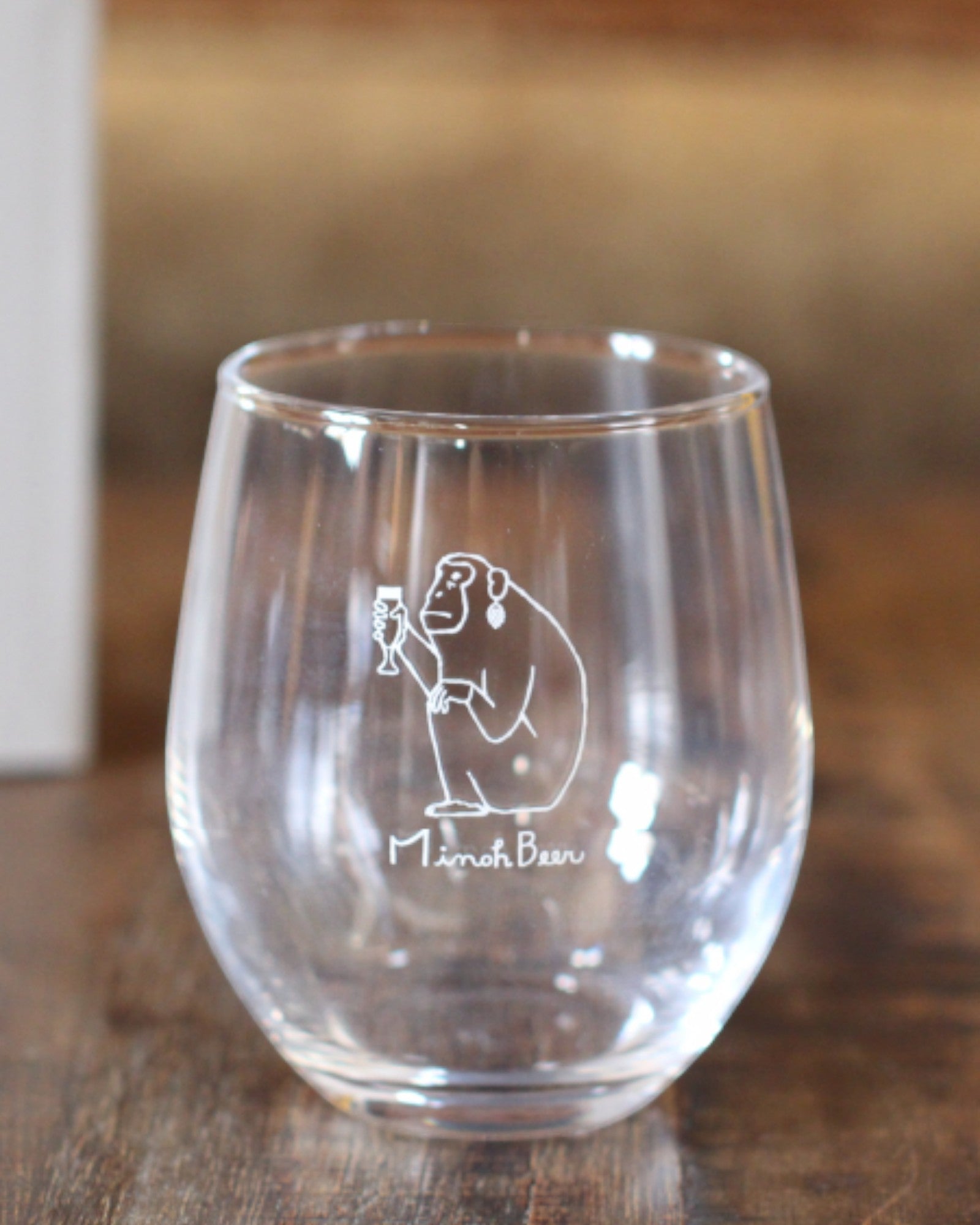 おさるラウンドグラス