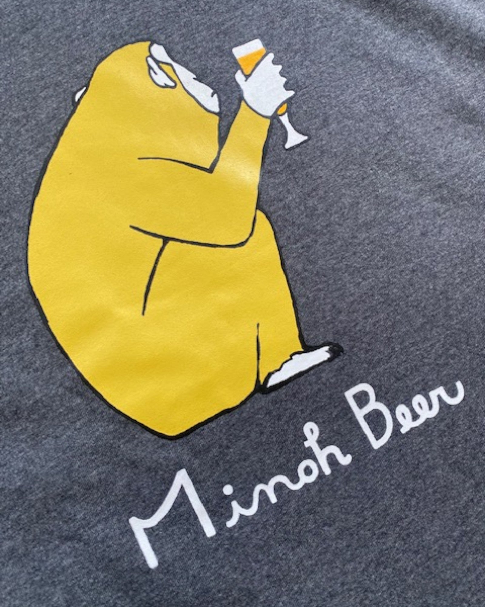 UpcycleおさるTシャツ（ダークグレー）