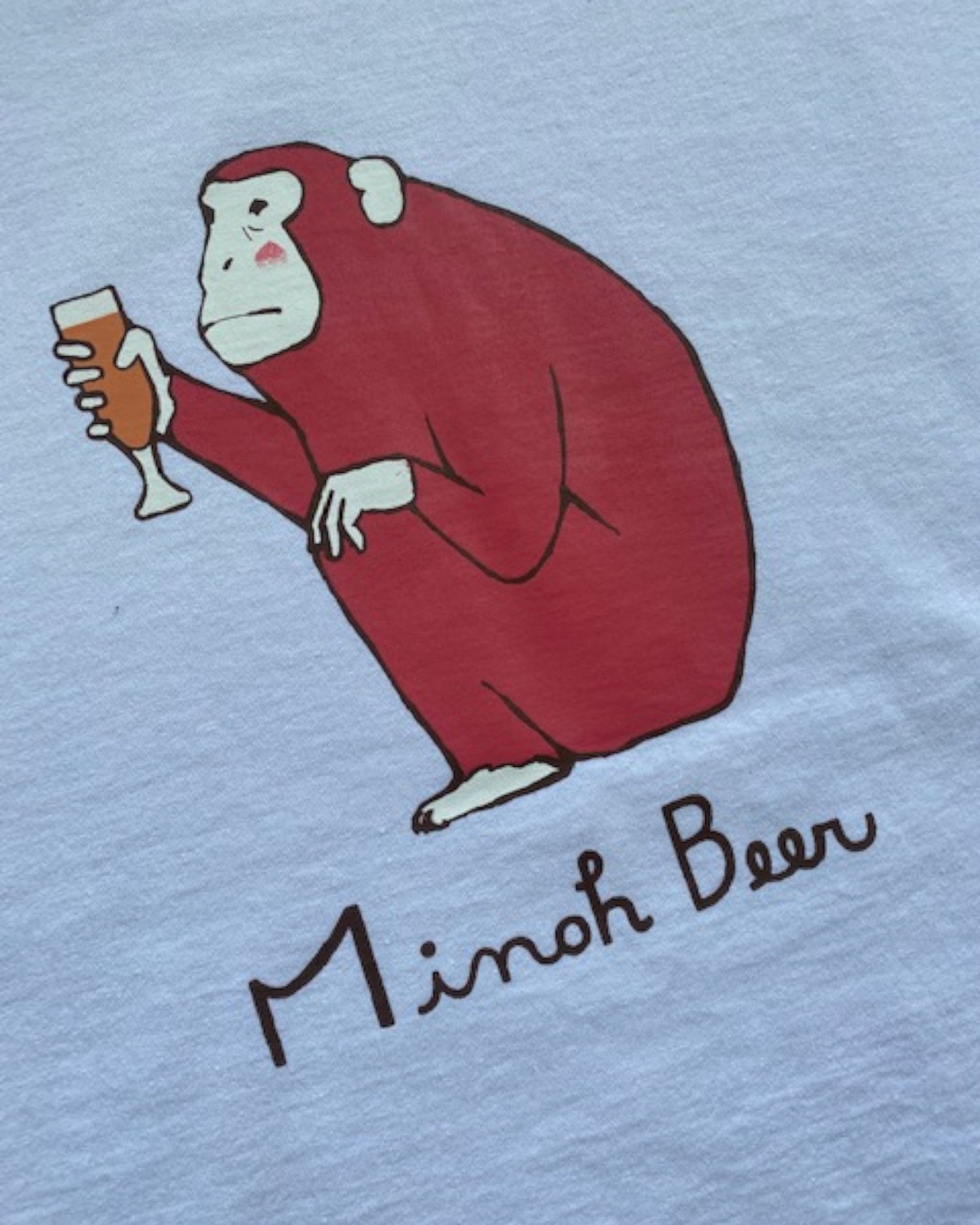 UpcycleおさるTシャツ（ホワイト）