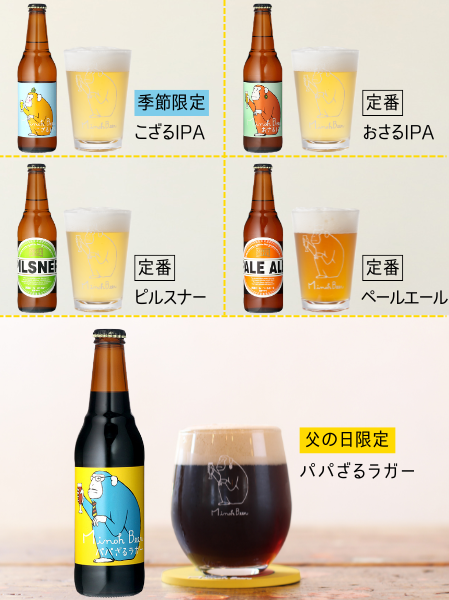 ご予約注文【父の日】6本バラエティ＋グラスセット