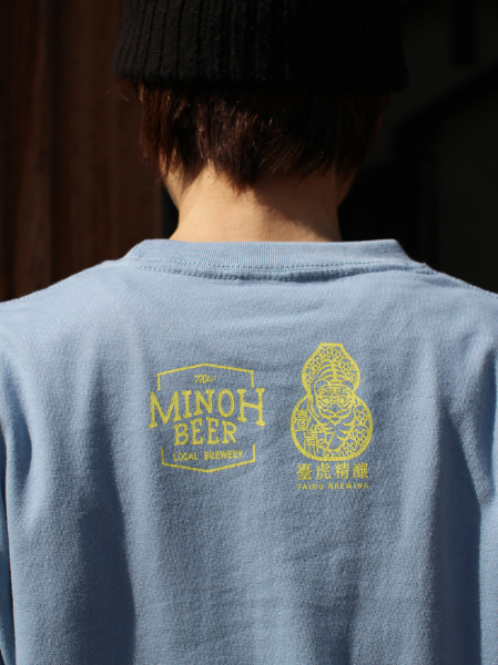 朋友/PANG YAO　ロングTシャツ(アシッドブルー)