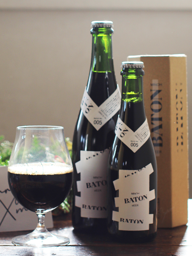 【Xmas メッセージカード付】BATON 005＜375ml＞（インペリアルスタウト ＋ 青山椒）